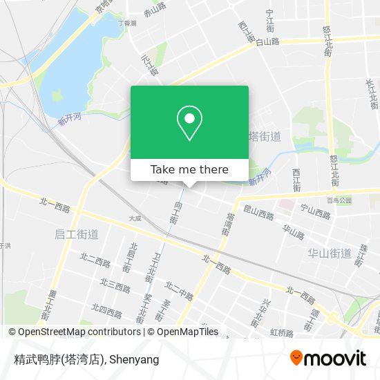 精武鸭脖(塔湾店) map