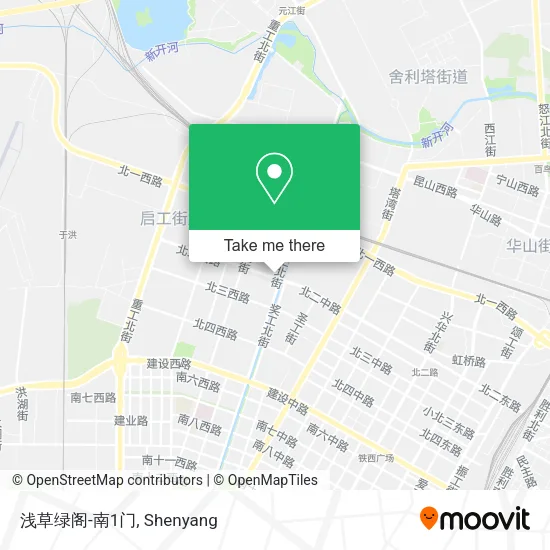 浅草绿阁-南1门 map