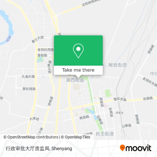 行政审批大厅质监局 map