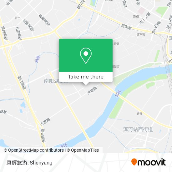 康辉旅游 map
