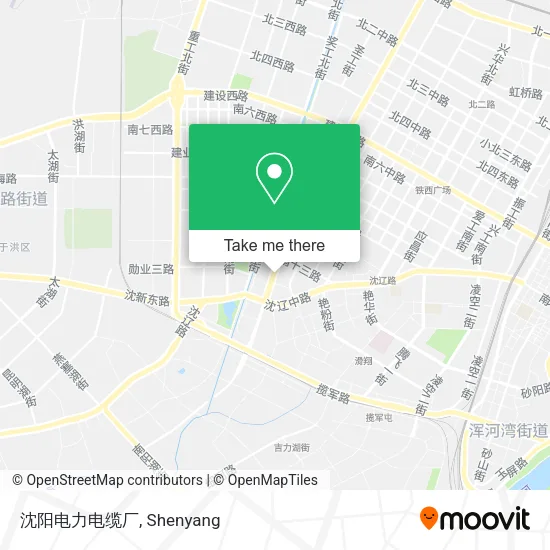 沈阳电力电缆厂 map