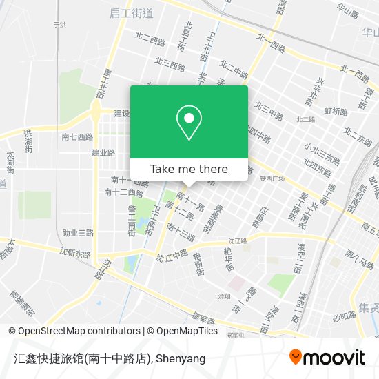 汇鑫快捷旅馆(南十中路店) map