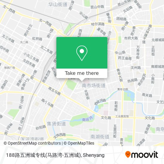 188路五洲城专线(马路湾-五洲城) map