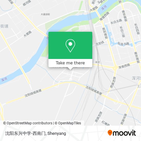 沈阳东兴中学-西南门 map