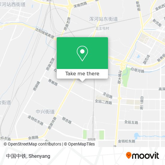 中国中铁 map