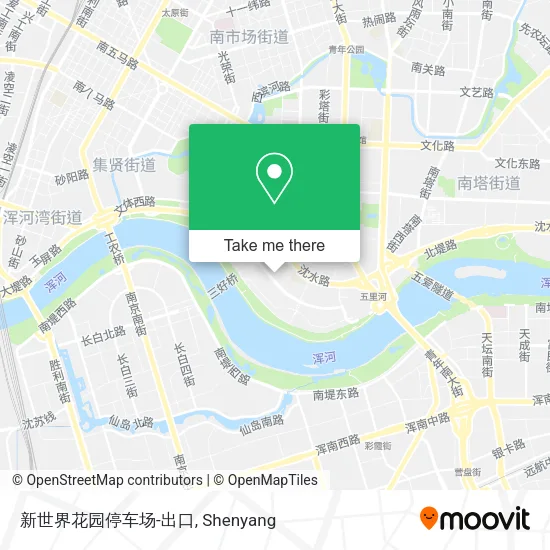 新世界花园停车场-出口 map