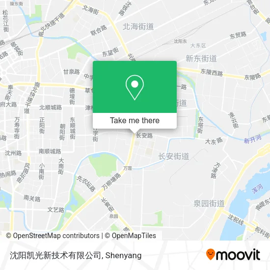 沈阳凯光新技术有限公司 map