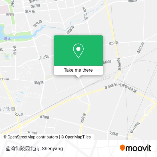 蓝湾街陵园北街 map