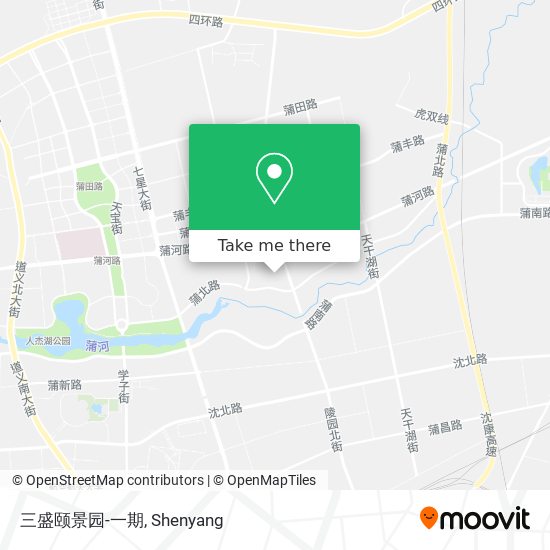 三盛颐景园-一期 map