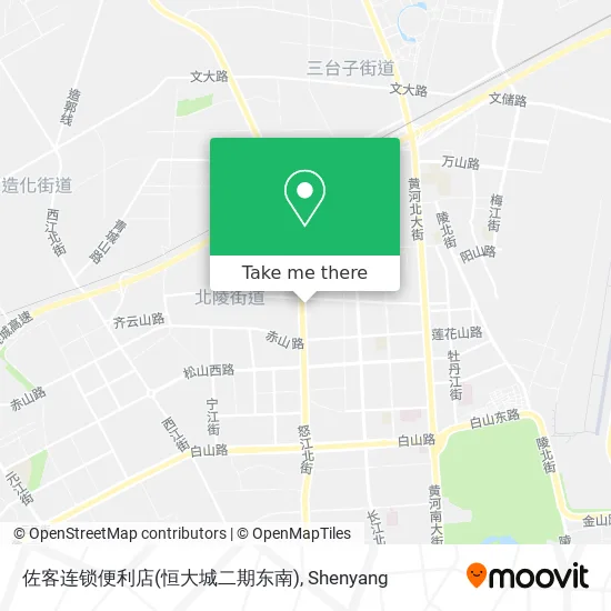 佐客连锁便利店(恒大城二期东南) map