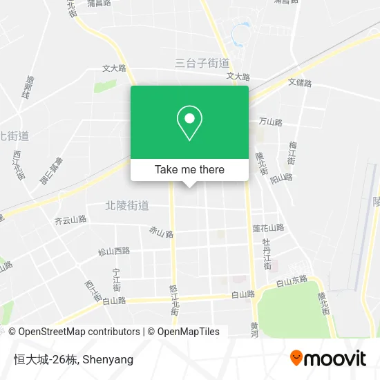 恒大城-26栋 map