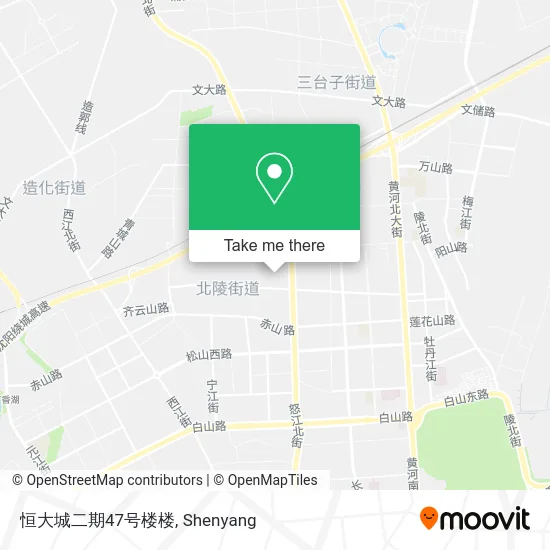 恒大城二期47号楼楼 map