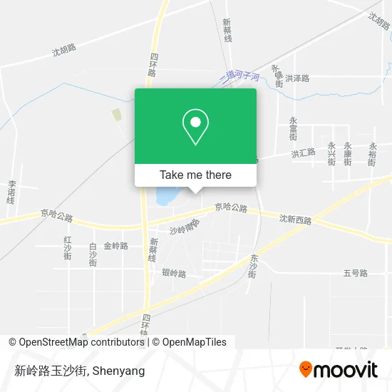 新岭路玉沙街 map
