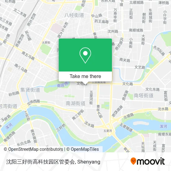 沈阳三好街高科技园区管委会 map