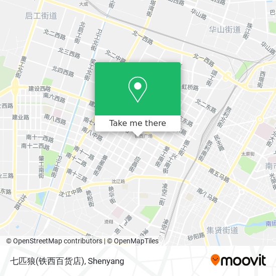 七匹狼(铁西百货店) map