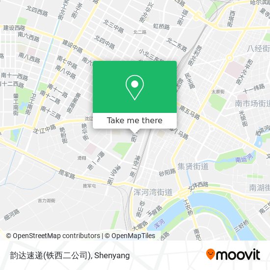 韵达速递(铁西二公司) map