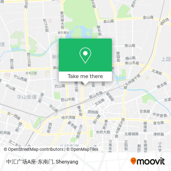 中汇广场A座-东南门 map