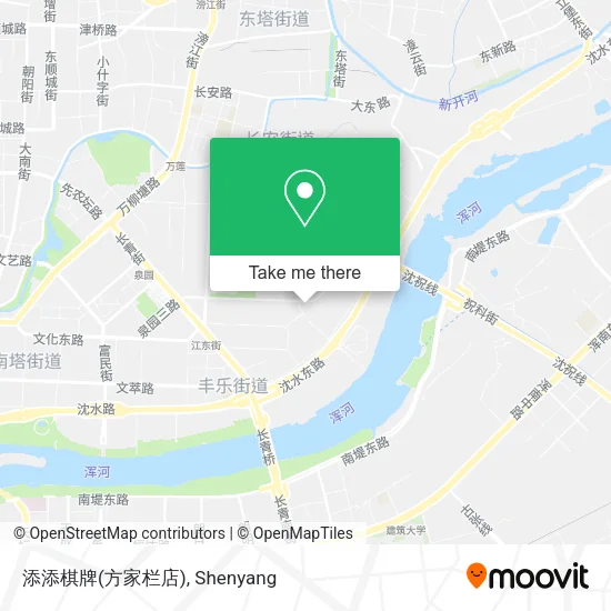 添添棋牌(方家栏店) map