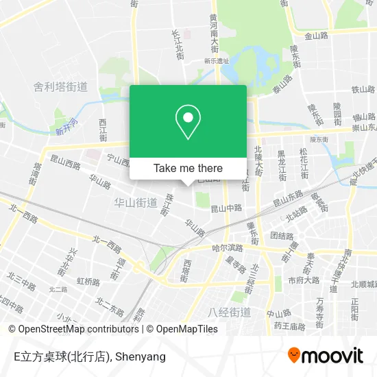 E立方桌球(北行店) map