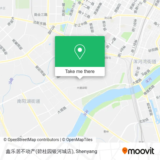 鑫乐居不动产(碧桂园银河城店) map