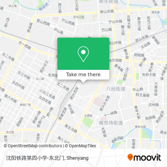 沈阳铁路第四小学-东北门 map