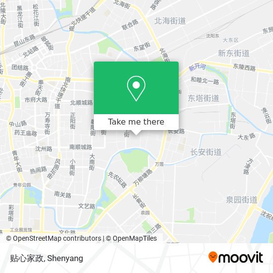 贴心家政 map