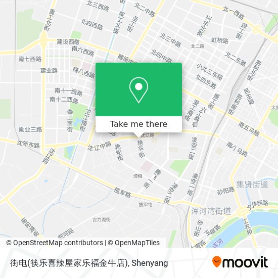 街电(筷乐喜辣屋家乐福金牛店) map