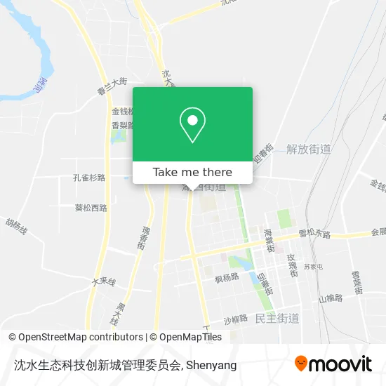 沈水生态科技创新城管理委员会 map