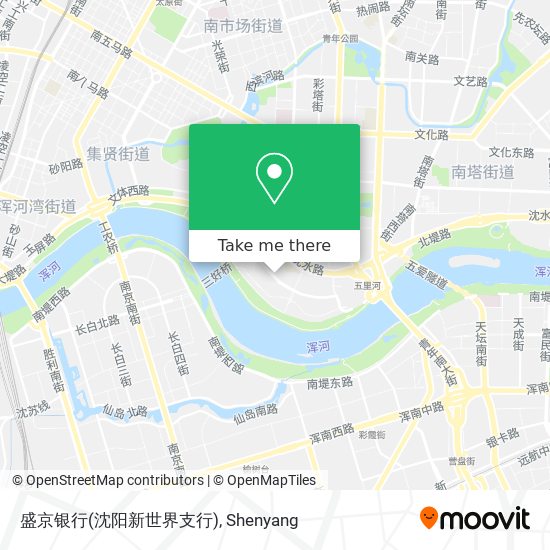 盛京银行(沈阳新世界支行) map