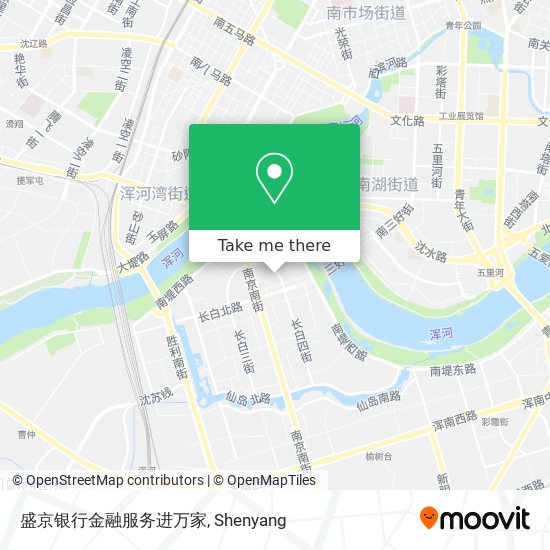 盛京银行金融服务进万家 map