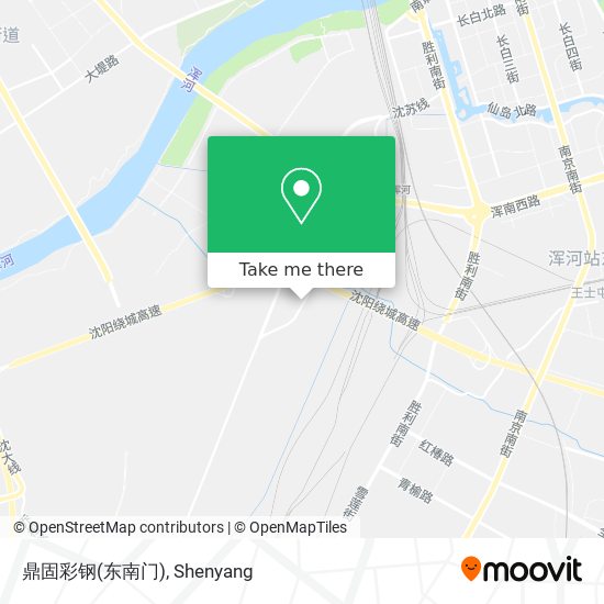 鼎固彩钢(东南门) map