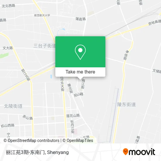 丽江苑3期-东南门 map