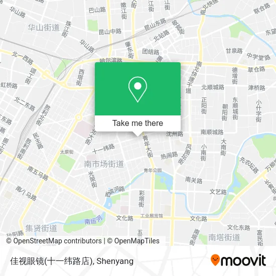 佳视眼镜(十一纬路店) map