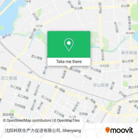 沈阳科联生产力促进有限公司 map