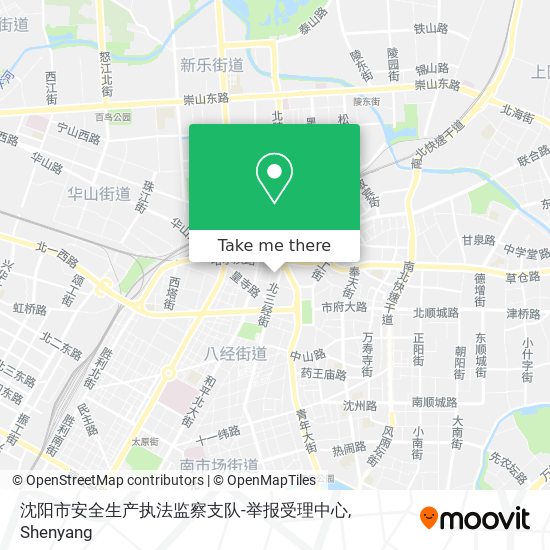 沈阳市安全生产执法监察支队-举报受理中心 map