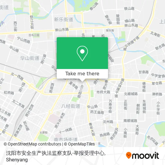 沈阳市安全生产执法监察支队-举报受理中心 map