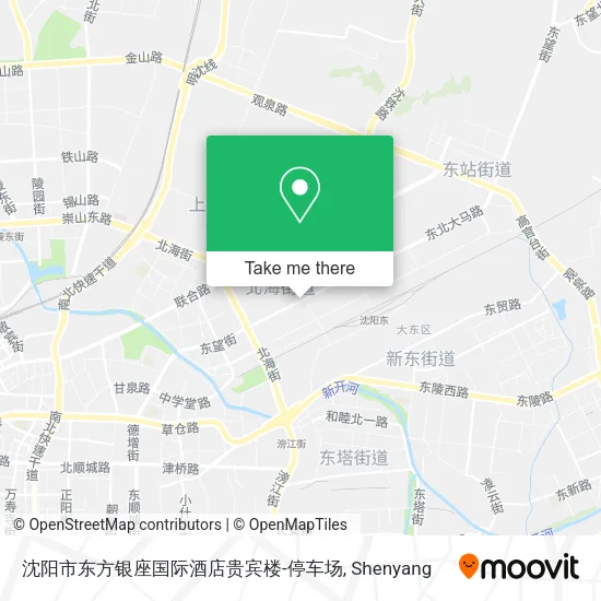 沈阳市东方银座国际酒店贵宾楼-停车场 map