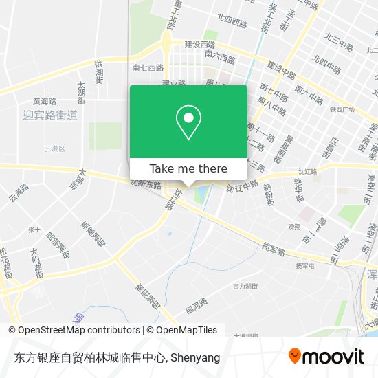 东方银座自贸柏林城临售中心 map