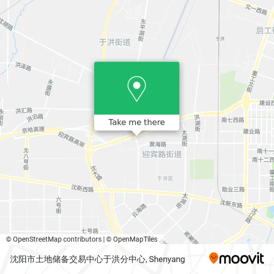 沈阳市土地储备交易中心于洪分中心 map