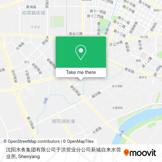 沈阳水务集团有限公司于洪营业分公司新城自来水营业所 map