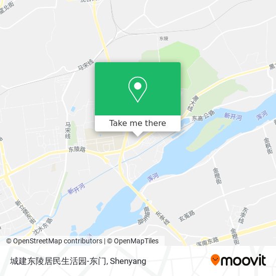 城建东陵居民生活园-东门 map