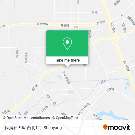 恒润春天里-西北1门 map