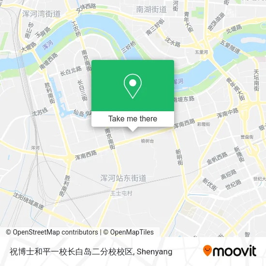 祝博士和平一校长白岛二分校校区 map