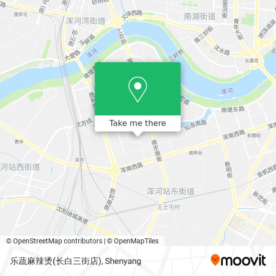 乐蔬麻辣烫(长白三街店) map