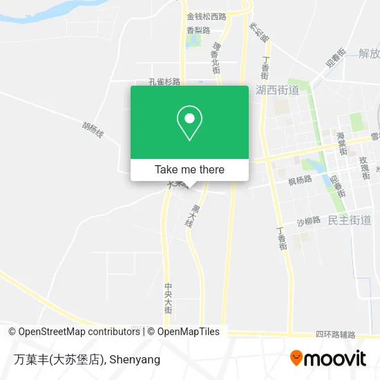 万菓丰(大苏堡店) map