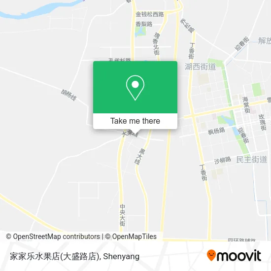 家家乐水果店(大盛路店) map