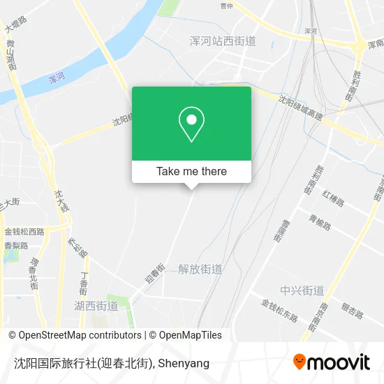 沈阳国际旅行社(迎春北街) map