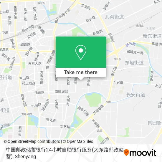 中国邮政储蓄银行24小时自助银行服务(大东路邮政储蓄) map