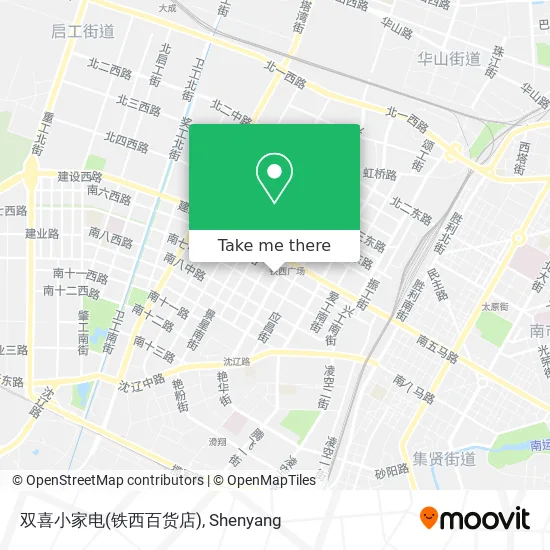 双喜小家电(铁西百货店) map