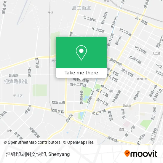 浩锋印刷图文快印 map